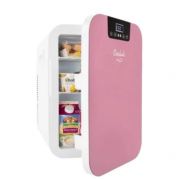 Mini Refrigerator - Pink - Cooluli - Concord 0.7 Cu. Ft. - Picture 2 of 11